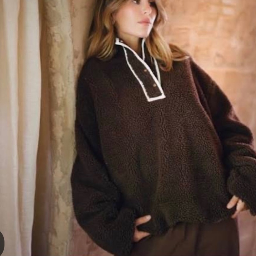 Parke Fleece in Brown